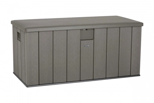 Сундук пластиковый WoodLook, 570 л, серый - 1